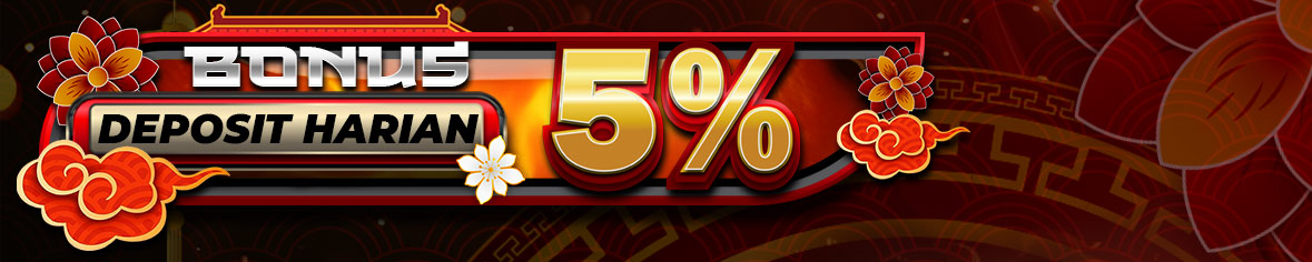 Bonus Deposit Harian 5% ( Khusus Slot )